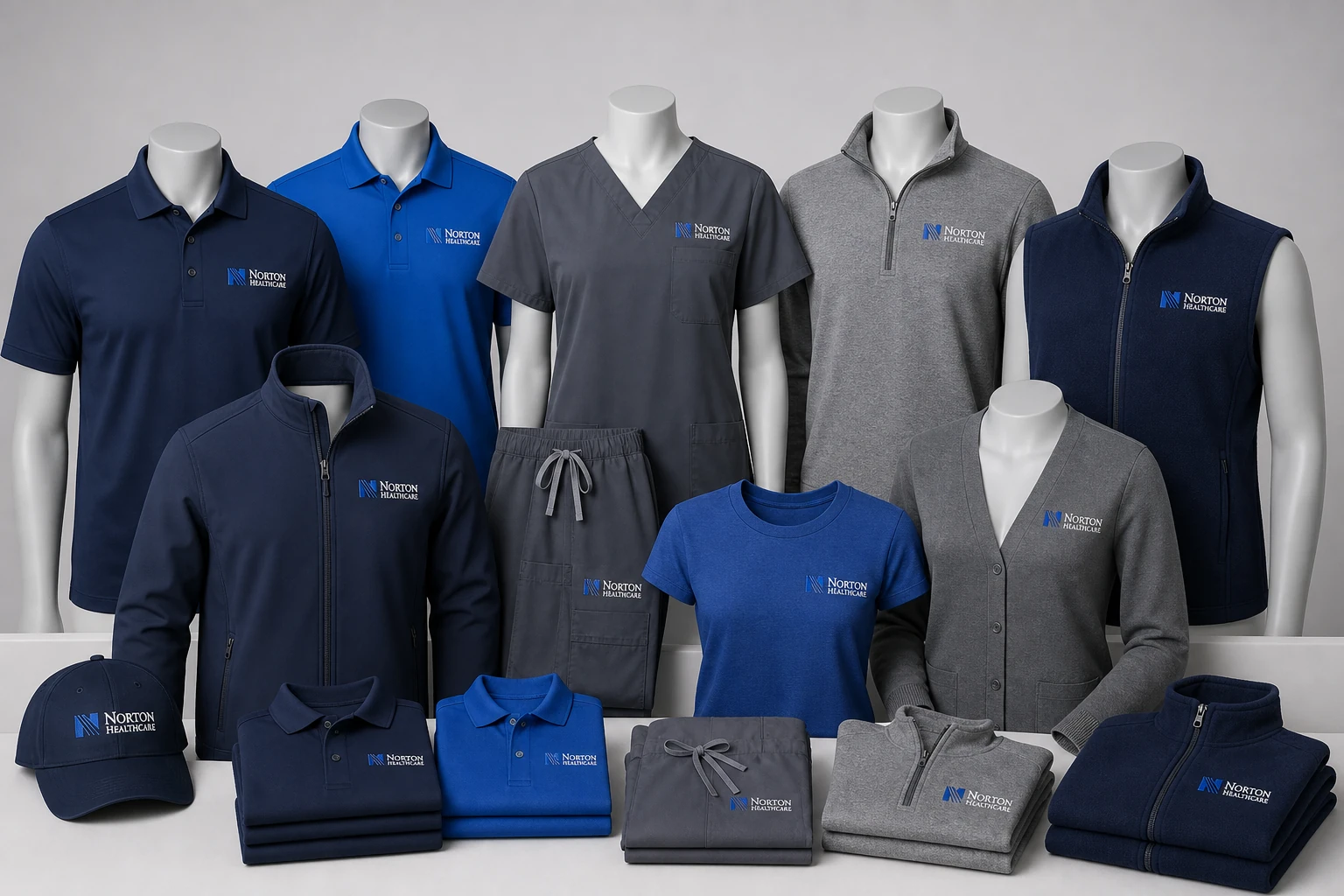 Complete healthcare branded apparel lineup