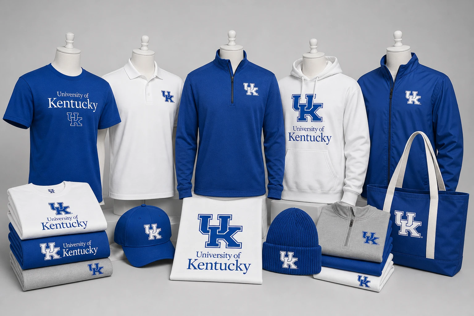 Full University of Kentucky branded merchandise lineup
