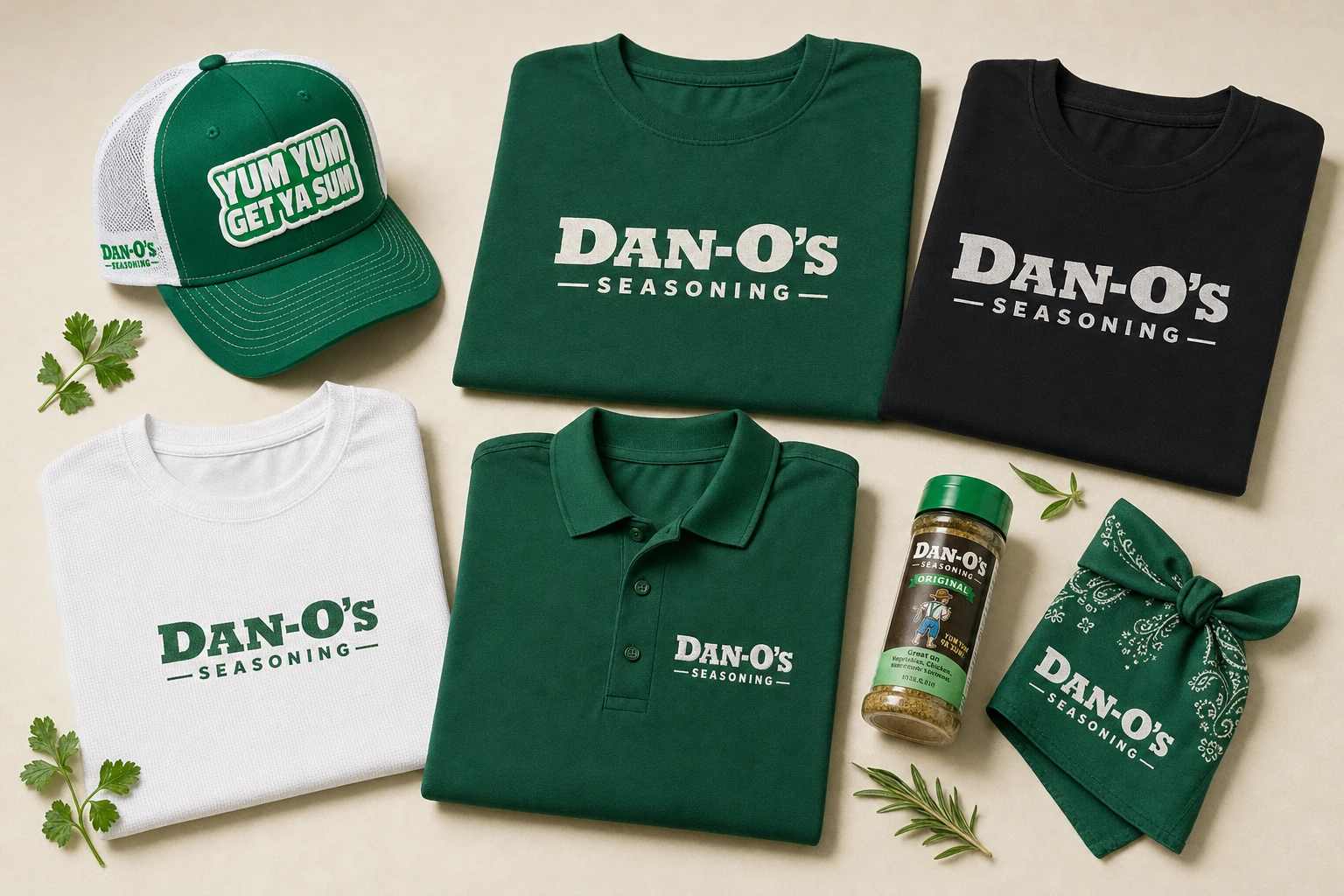 Dan-O's Seasoning branded apparel