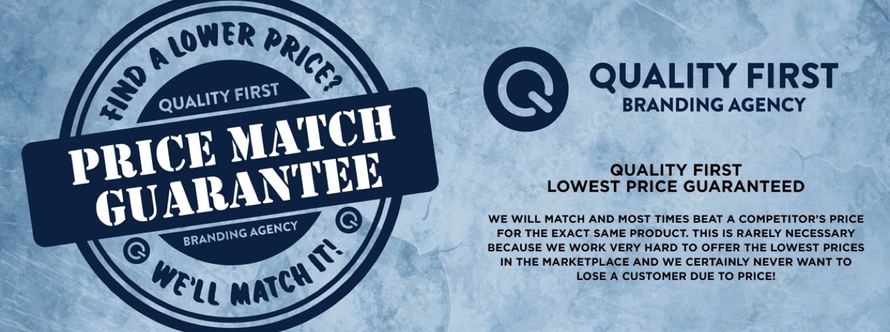 Quality First Price Match Guarantee — find a lower price and we'll match it. Lowest price guaranteed.